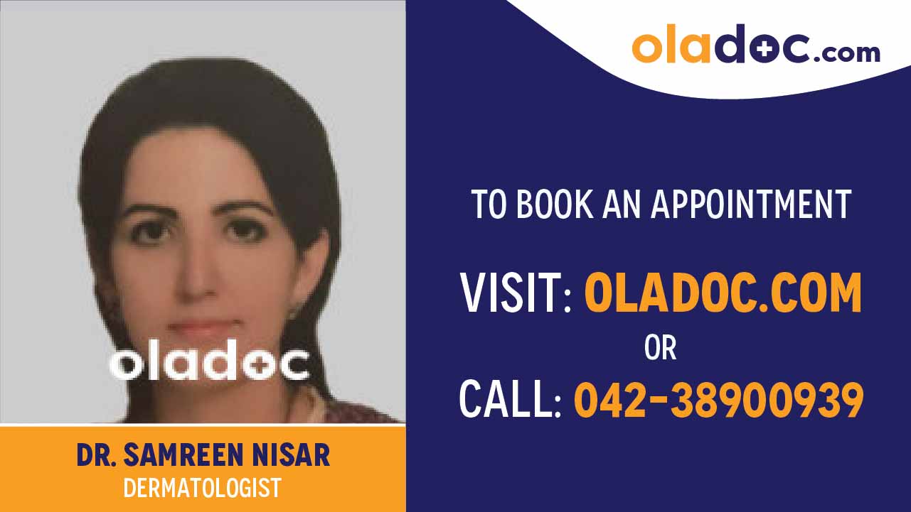 Book appointment with Dr.Samreen Nisar-best Dermatologist in Rawalpindi